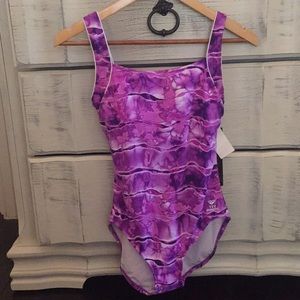 TYR One piece purple swimsuit